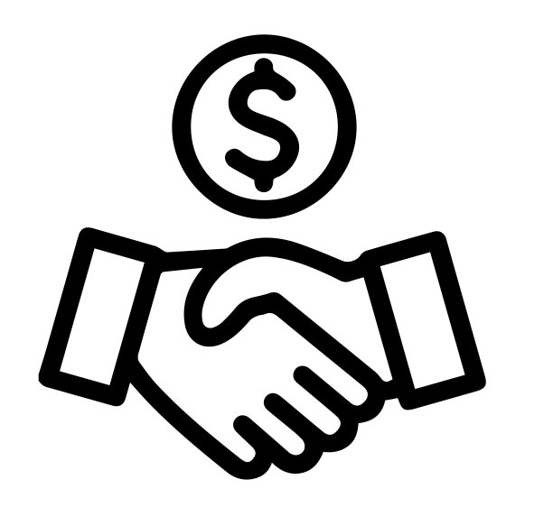 贿赂，贿赂，官僚主义，腐败的固体字形图标矢量图片下载