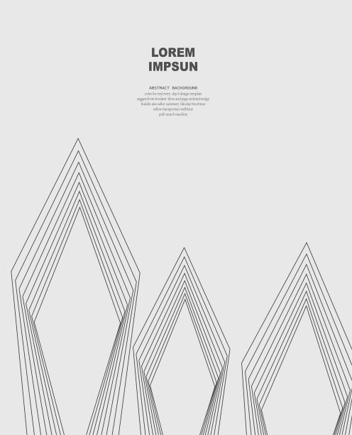 抽象黑白三角形几何线条图案设计元素背景图片下载