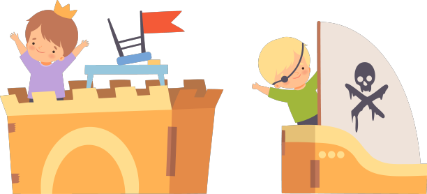 可爱的创意小男孩玩的玩具图片下载