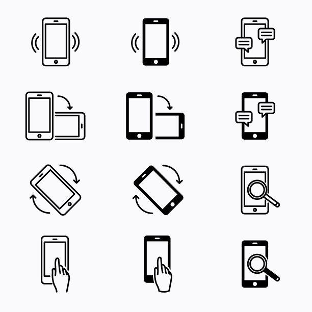 简单的手机图标设置图片下载
