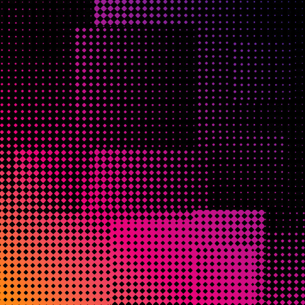 浮动方块半色调点背景图片下载