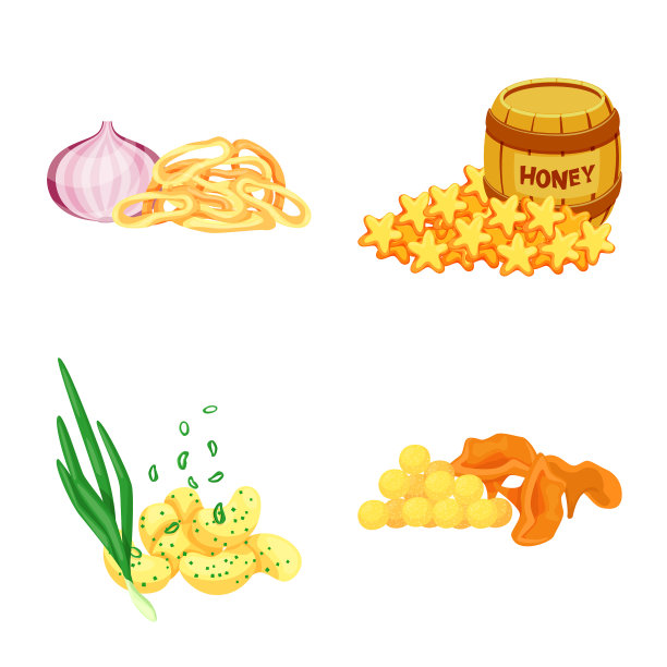 隔离物食品和产品标志集图片下载