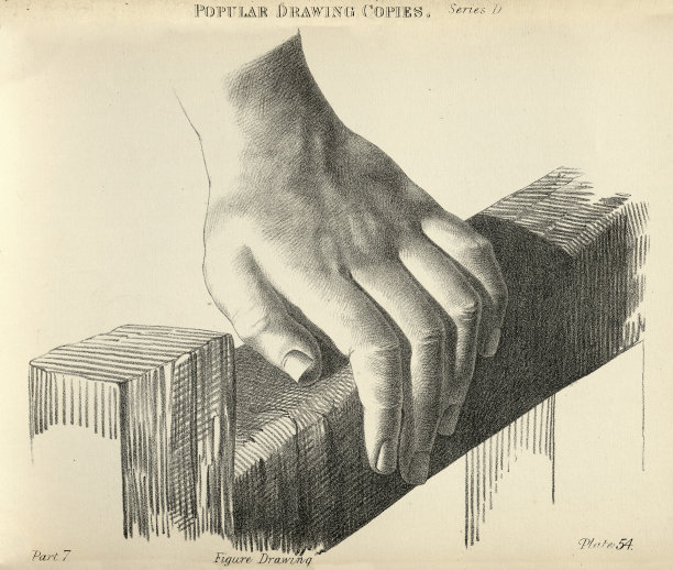 复古插画素描人体压下，维多利亚艺术人物画复制19世纪图片下载