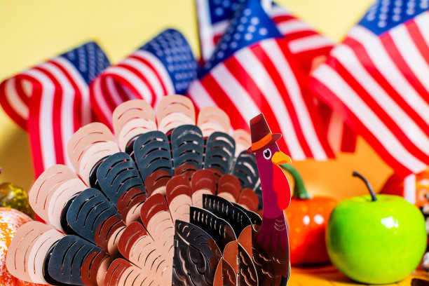 感恩节火鸡贺卡图片下载