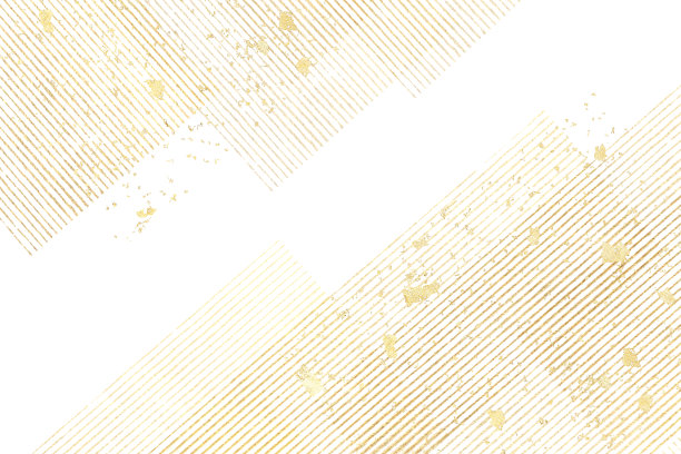 金色线条重叠，日式风格(抽象)白色背景图片下载