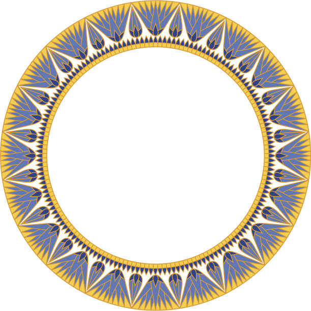 圆的埃及框架图片下载