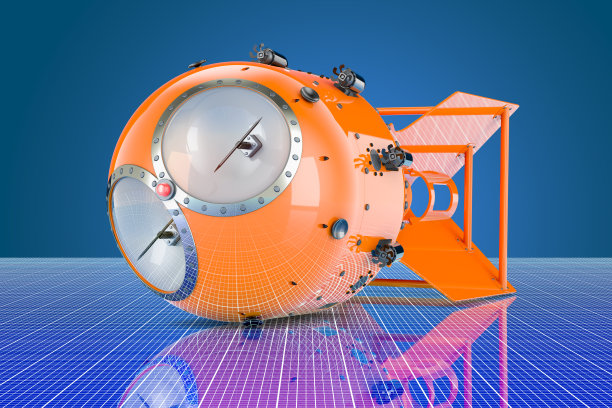 原子弹的数字，未来的背景，3D渲染图片下载