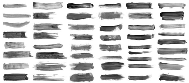 彩色水彩在白色背景向量插图图片下载