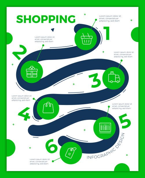 购物信息图图片下载