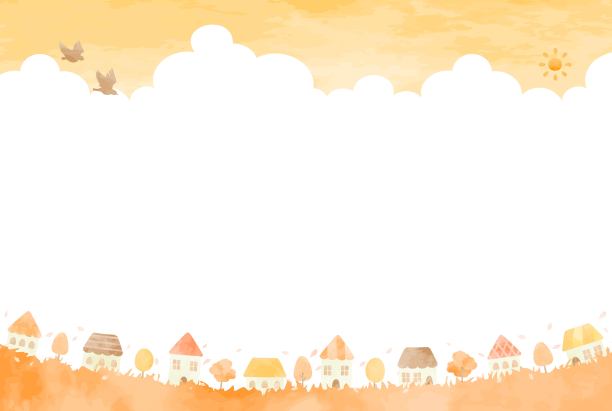 城市景观在秋天背景插图8图片下载