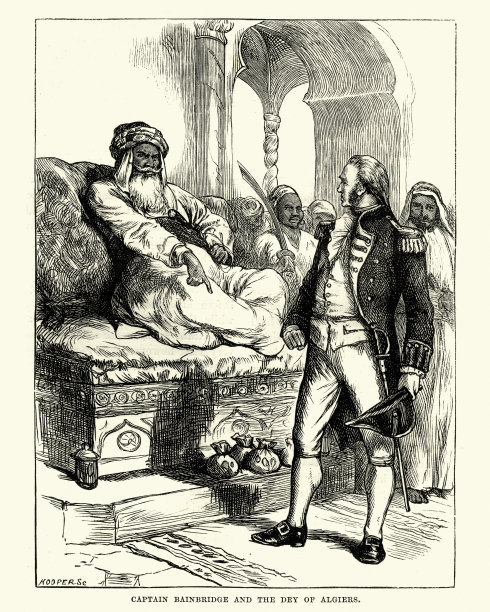 威廉·班布里奇和阿尔及尔的国王图片下载