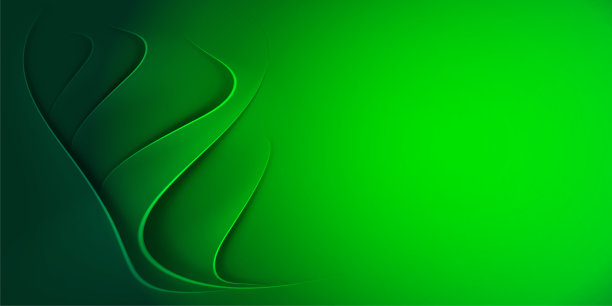 摘要绿波矢量背景图片下载