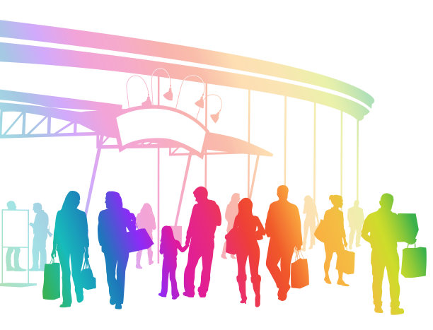 市中心市场彩虹图片下载