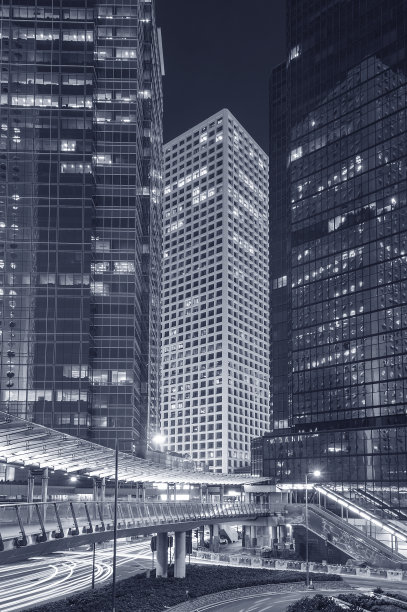 香港市中心的高层办公大楼图片下载
