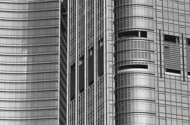 现代建筑外观。构建抽象的背景图片下载