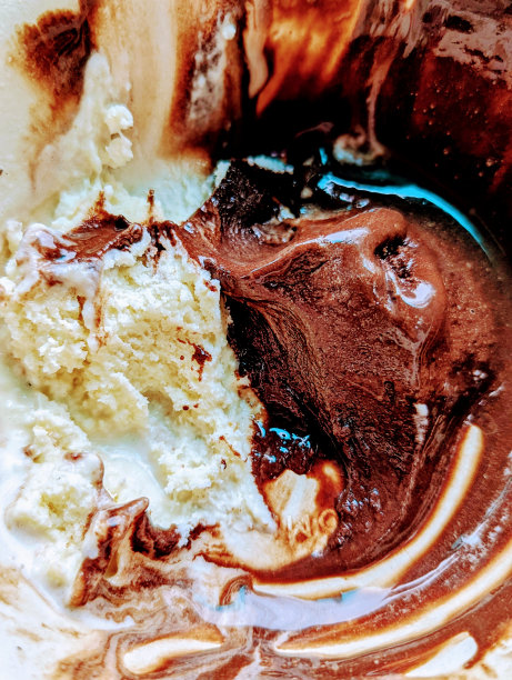 融化的冰淇淋图片下载