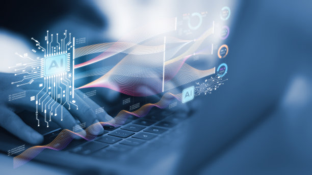 AI或人工智能概念。商人用电脑用人工智能帮助商业和日常生活，数字化转型，物联网，人工智能大脑，ChatGPT，图片下载