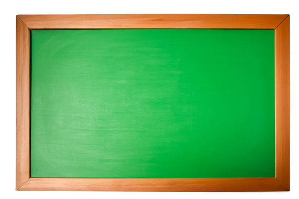 图为用绿色胶合板和白色粉笔在板上书写的复古学校教学板，图案2图片下载