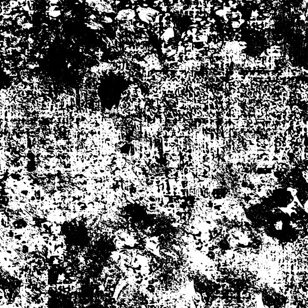 混乱的黑色和白色垃圾背景的污垢点，条纹，灰尘图片下载