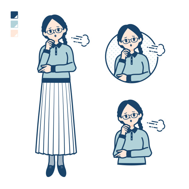 一个年轻的女人，戴着一副叹息的眼镜图片下载