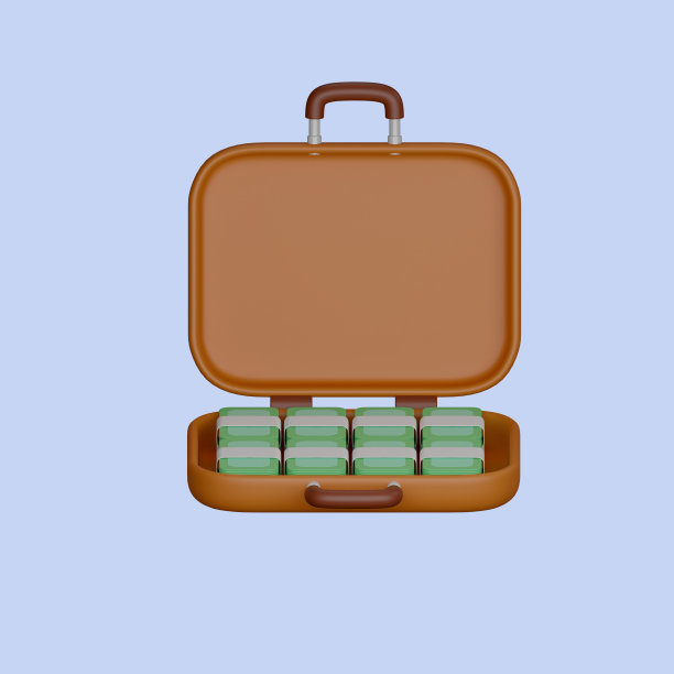 3d现金袋的商业和投资概念。市场营销和商业策略。三维渲染图片下载