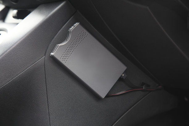 ETC(电子收费)读卡器安装在车上。在日本的高速公路上使用图片下载