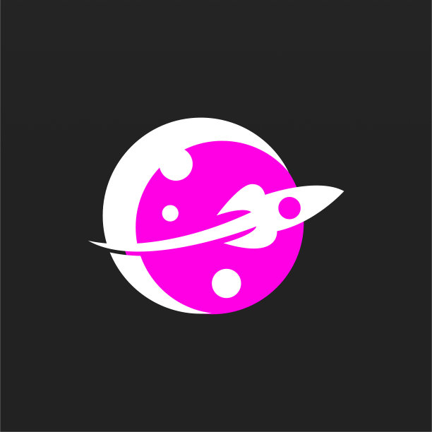 火箭飞船标志设计概念模板图片下载