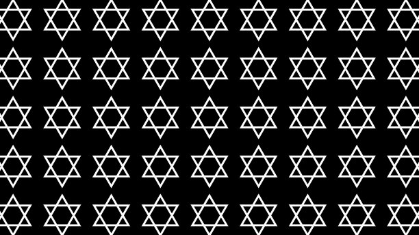 现代简单的旋转星形背景。随机挥舞的明星背景运动图形会议，演讲，谈话节目，和播客。移动的星星夹。图片下载