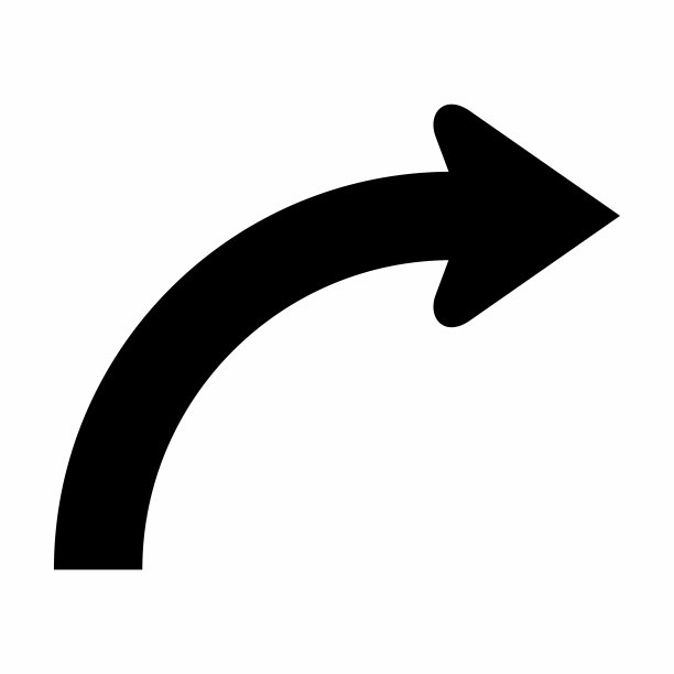 右曲线图标图片下载