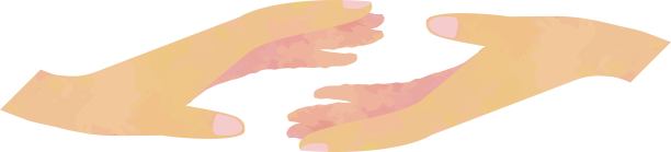 手牵着手互相支持的插图/插图材料(矢量插图)图片下载