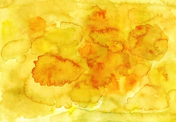 黄色水彩背景图片下载