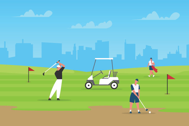 打高尔夫球的人图片下载