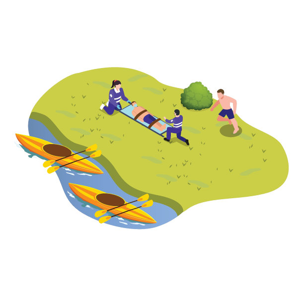 救援人员正试图拯救一名男子图片下载