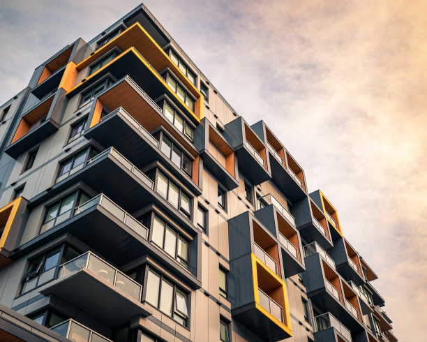 街区市中心公寓大楼在市中心图片下载