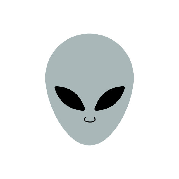 外星人，有趣的卡通外星人角色矢量插画图片下载