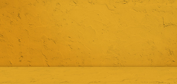 黄色背景工作室桌室平台产品内墙场景地板舞台，水泥大理石阁楼厨房图案抽象纹理3d夏季，金橙色模板热带桌图片下载