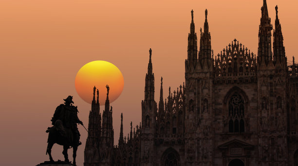 米兰大教堂-(米兰大教堂和米兰大教堂广场)图片下载