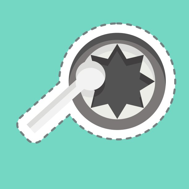 贴纸线切割原始滚筒。与美洲土著象征有关。简单的设计可编辑。简单的说明图片下载