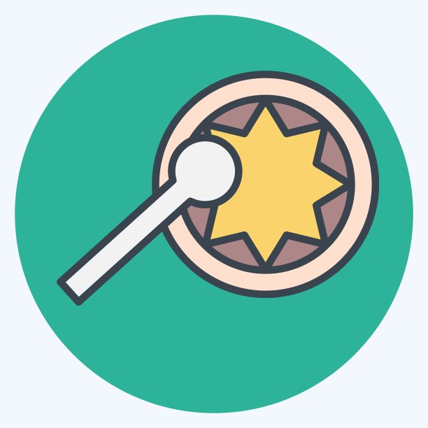 图标原始鼓。与美洲土著象征有关。颜色搭配风格。简单的设计可编辑。简单的说明图片下载