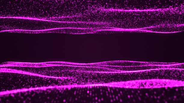 4k抽象粒子波散景背景-水，雪-美丽的闪光循环图片下载