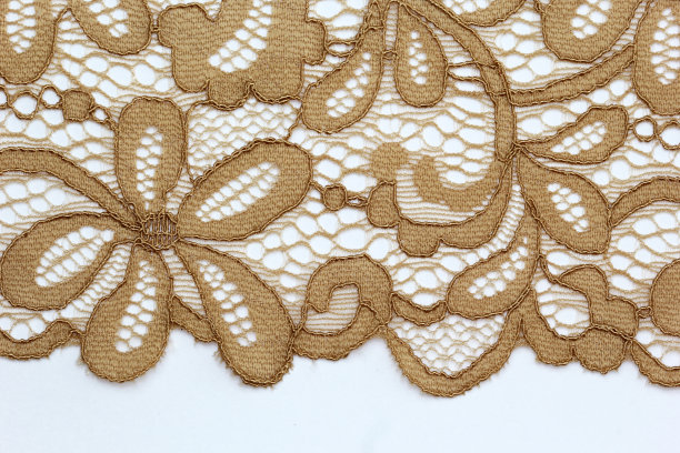 带蕾丝织物的微距照片图片下载
