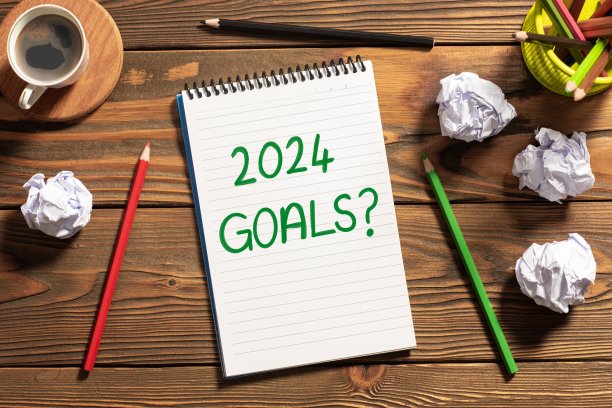 2024新年的Resolutıons概念图片下载