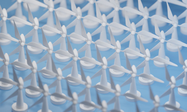 3D风电场图像背景图片下载