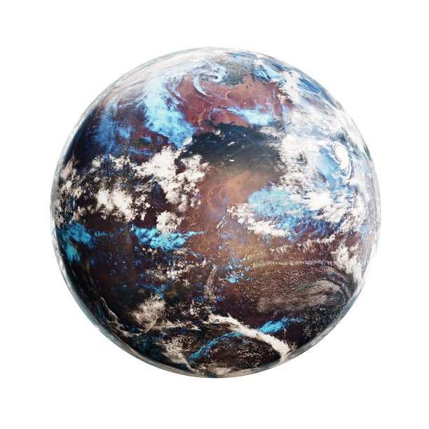 地球日，太空中的小星球。图片下载