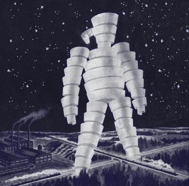 巨型抽象纸人图片下载