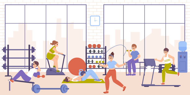 人们在体育馆里训练运动健将和运动健将图片下载