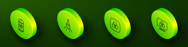 设置等距线喷涂罐、刷、RGB和CMYK颜色混合和图标。向量图片下载