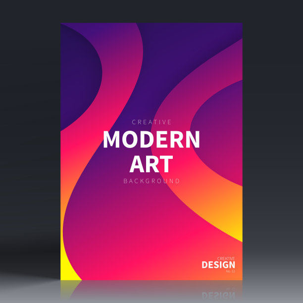 宣传册模板排版，紫色封面设计，商业年报，传单，杂志图片下载