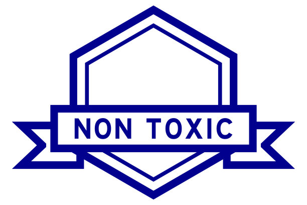 复古蓝色六边形标签横幅与文字无毒的白色背景图片下载