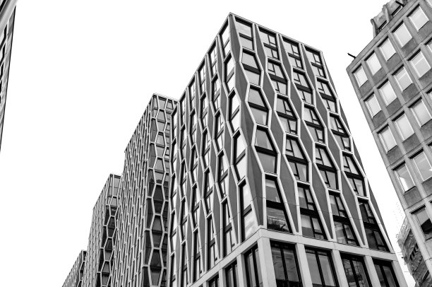 伦敦市中心的现代建筑和建筑物图片下载